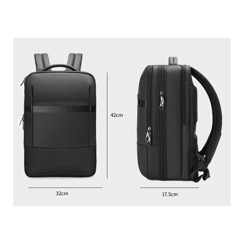 Plecak na laptopa 15,6” wodoodporny RFID otwierany walizka (I109)