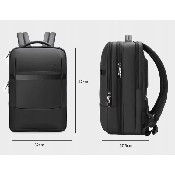 Plecak na laptopa 15,6” wodoodporny RFID otwierany walizka (I109)