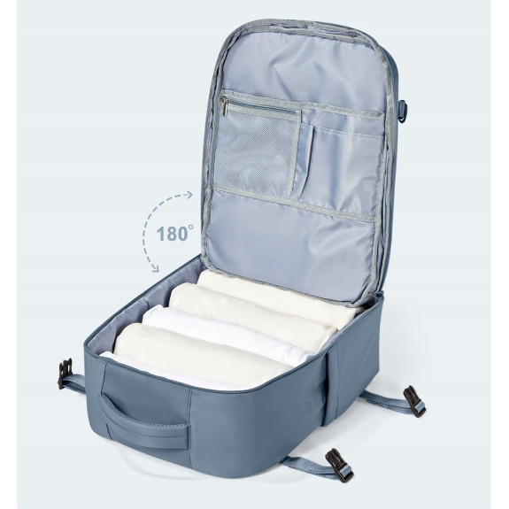 Plecak PAKKO Bagaż Podręczny do Samolotu Wizzair Rayanair 40x20x25 USB T130