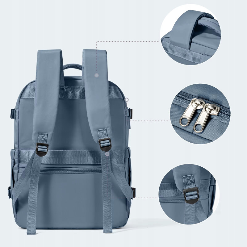 Plecak PAKKO Bagaż Podręczny do Samolotu Wizzair Rayanair 40x20x25 USB T130