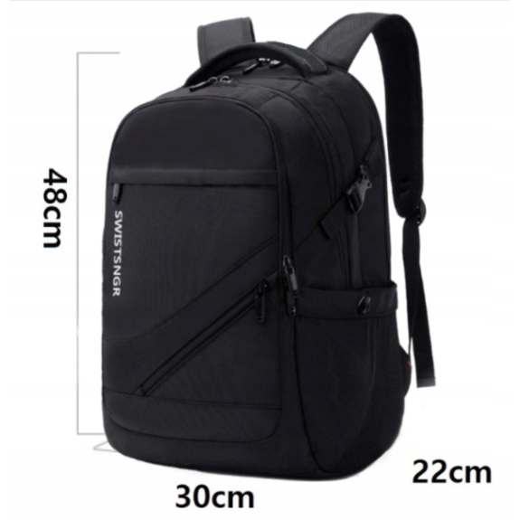 Wodoodporny Plecak na Laptopa 17 Cali USB (I084)