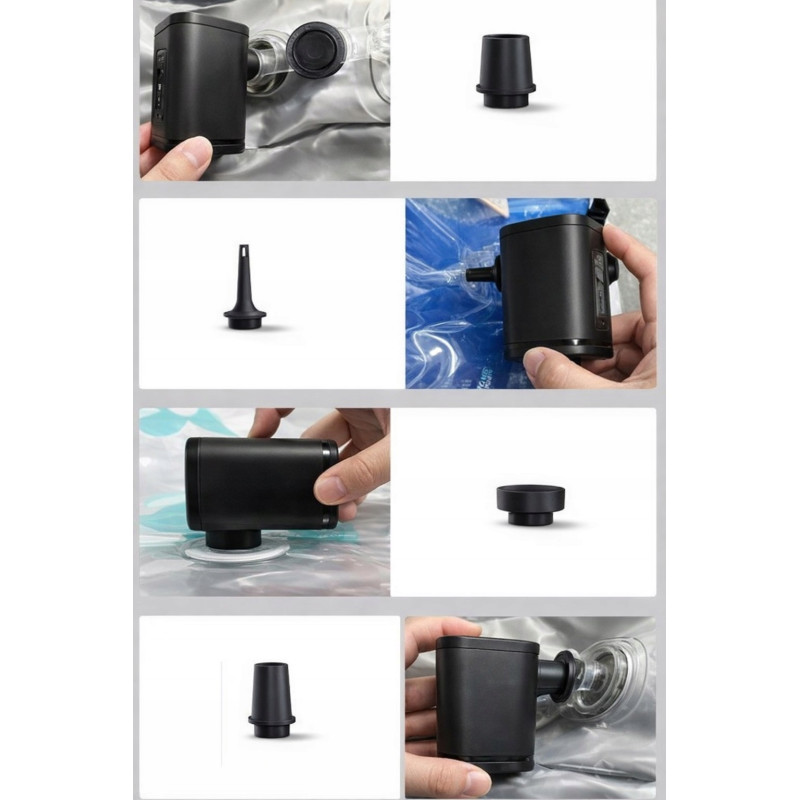 Zestaw worek próżniowy PAKKO kompresor elektryczny bezprzewodowy USB I114