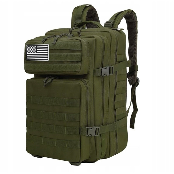 Plecak Taktyczny Wojskowy 45L KHAKI | Survival Militarne MOLLE (I011) 2