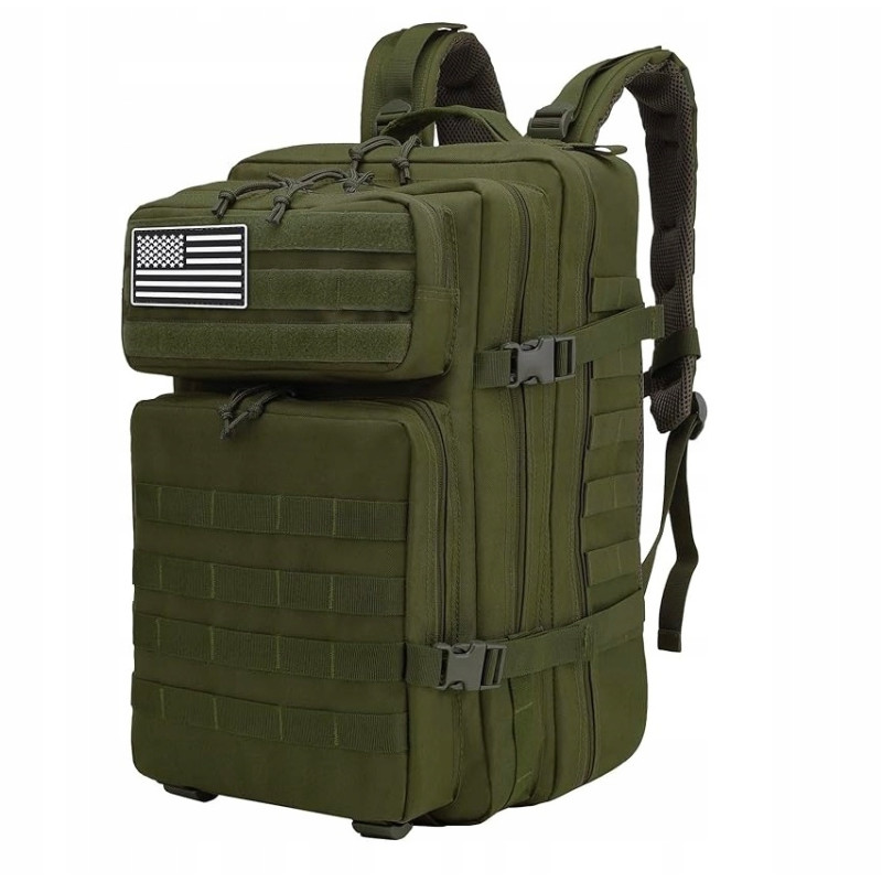 Plecak Taktyczny Wojskowy 45L KHAKI | Survival Militarne MOLLE (I011)