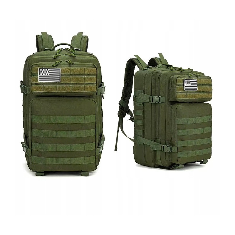 Plecak Taktyczny Wojskowy 45L KHAKI | Survival Militarne MOLLE (I011)