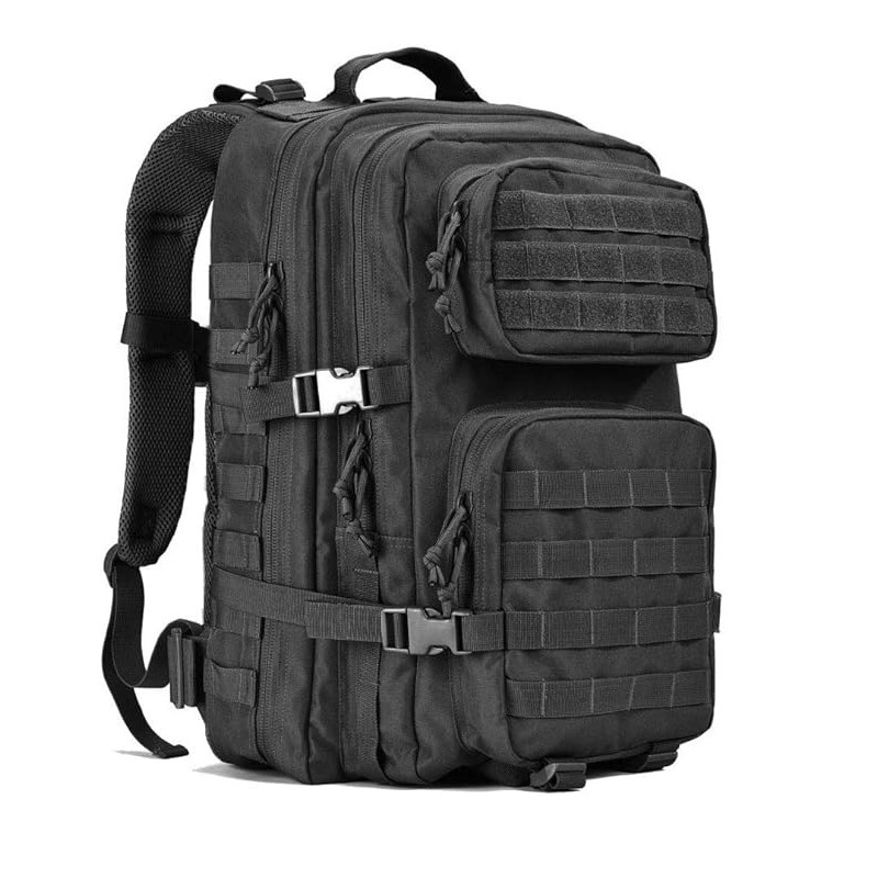 Plecak Taktyczny Wojskowy 45L CZARNY | Survival Militarne MOLLE (I011)