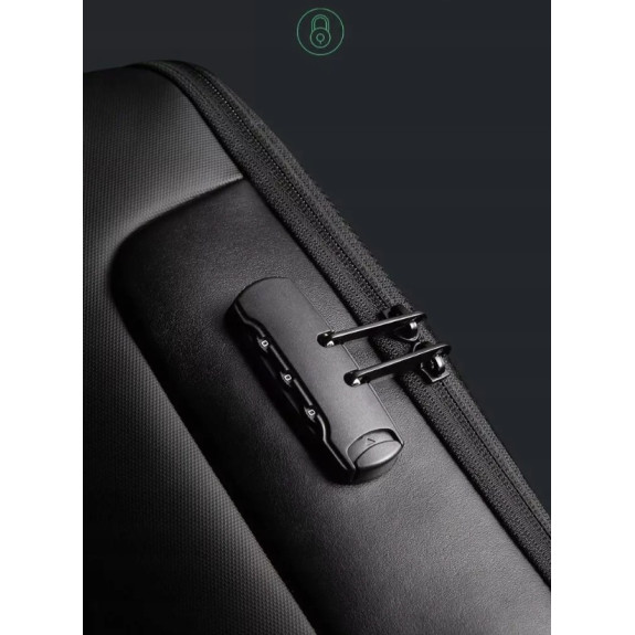 Antykradzieżowy plecak na laptopa TSA usb USB C miejski BANGE (I504)
