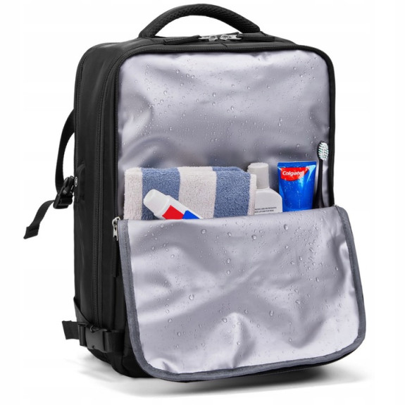 Plecak PAKKO Bagaż Podręczny do Samolotu Wizzair Rayanair 40x20x25 USB T500