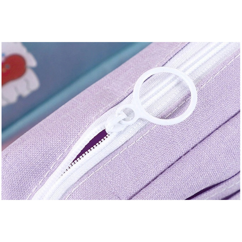 Fioletowy Wielofunkcyjny Piórnik Szkolny