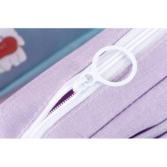 Fioletowy Wielofunkcyjny Piórnik Szkolny