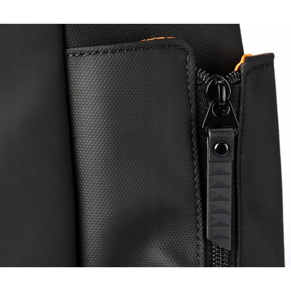 Czarna Saszetka na Ramię z USB Męska Damska (I222)