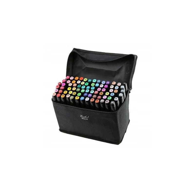 Dwustronne Markery Pisaki Alkoholowe 80 sztuk