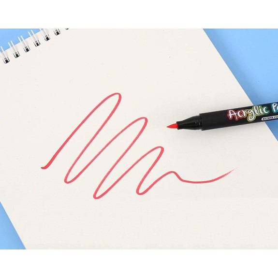 Pisaki Flamastry Mazaki Akrylowe 24 sztuki