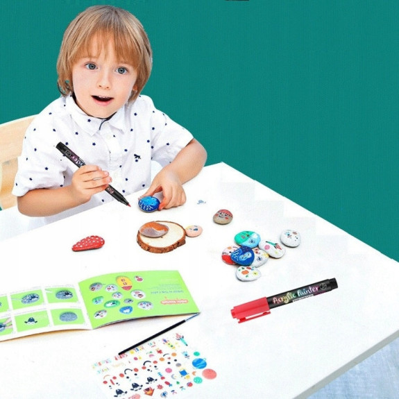 Pisaki Flamastry Mazaki Akrylowe 36 sztuk