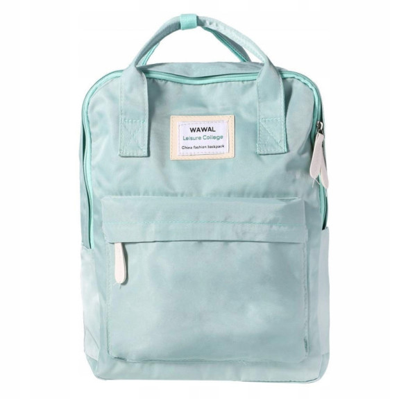 Miejski Plecak Damski Torba 2w1 - Miętowy | Ożyw Swój Styl!