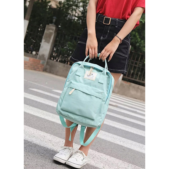 Miejski Plecak Damski Torba 2w1 - Miętowy | Ożyw Swój Styl! 2