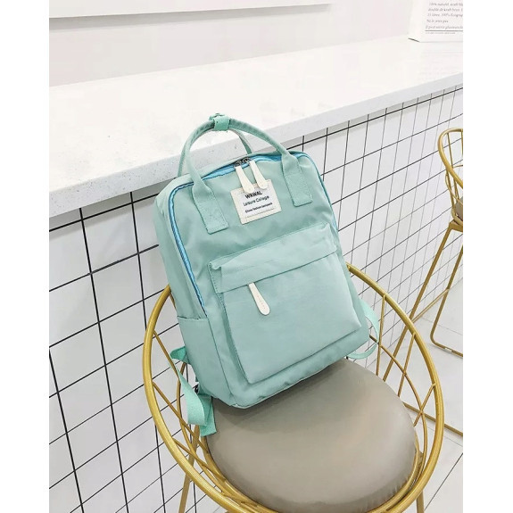 Miejski Plecak Damski Torba 2w1 - Miętowy | Ożyw Swój Styl!