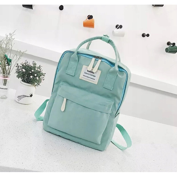 Miejski Plecak Damski Torba 2w1 - Miętowy | Ożyw Swój Styl!