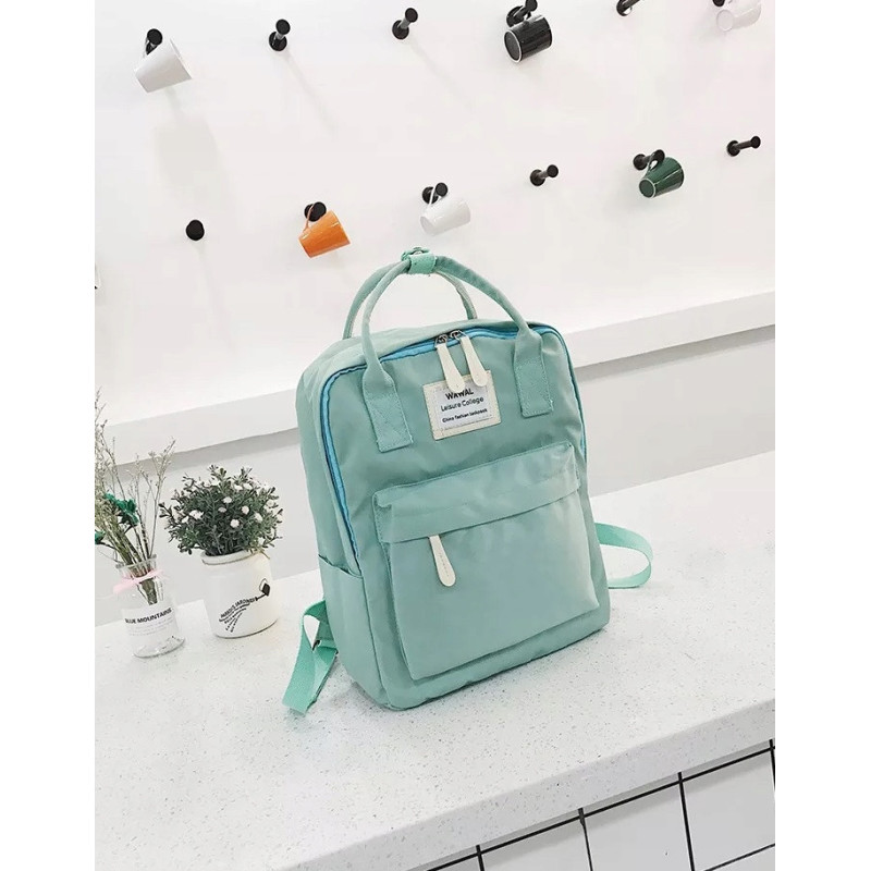 Miejski Plecak Damski Torba 2w1 - Miętowy | Ożyw Swój Styl!