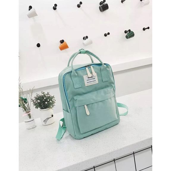 Miejski Plecak Damski Torba 2w1 - Miętowy | Ożyw Swój Styl!