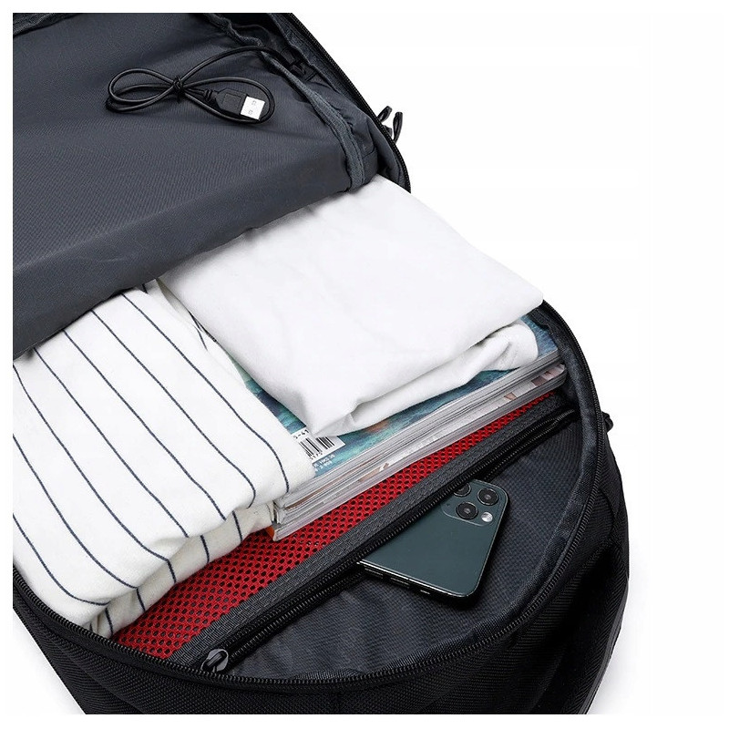 Wodoodporny Plecak na Laptopa 17 Cali USB (I084)