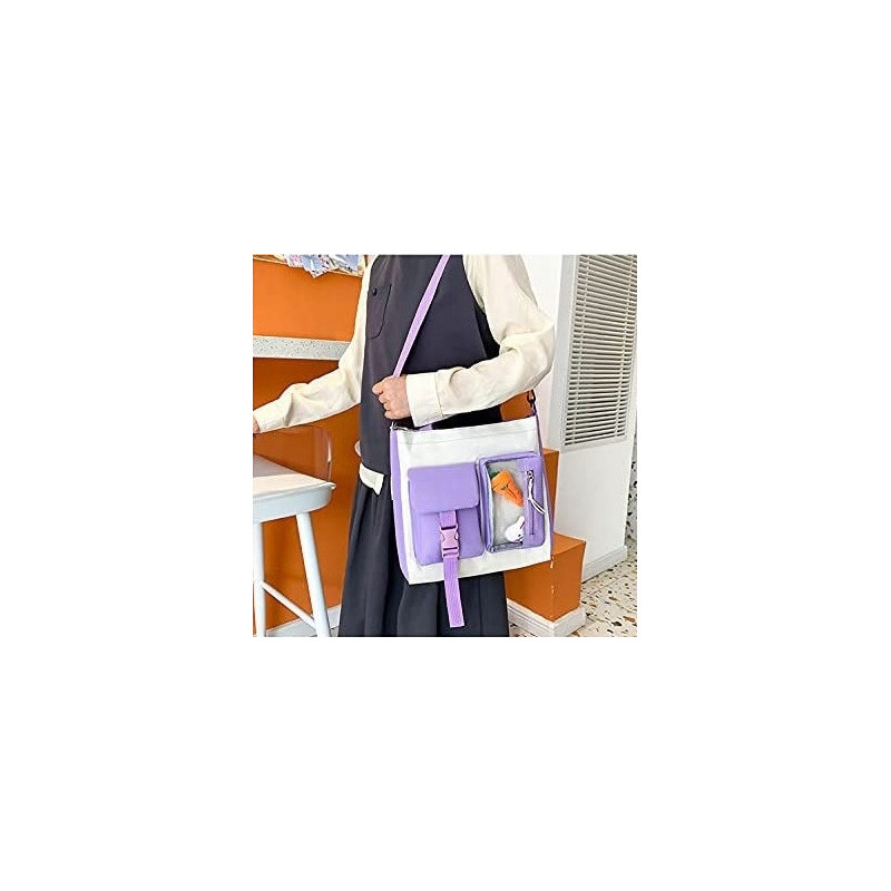 Fioletowo-Beżowy Plecak Szkolny Zestaw 4w1 - Plecakownia.pl🎒