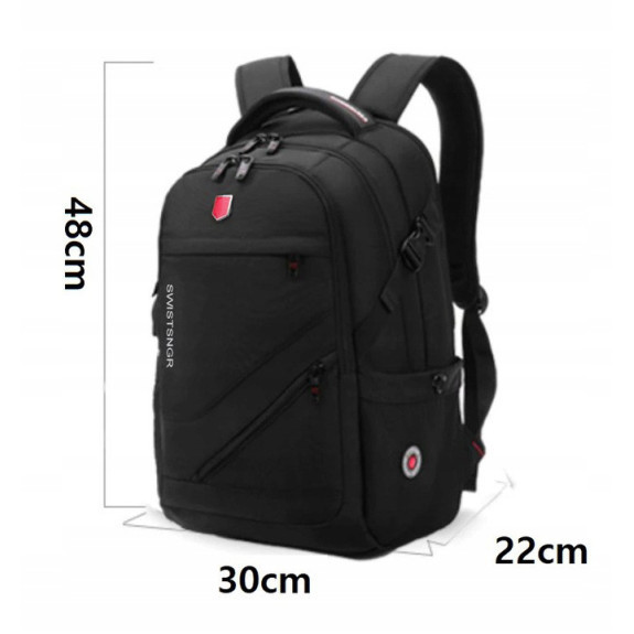 Wodoodporny Plecak na Laptopa 17 Cali USB (I084) Wodoodporny Plecak na Laptopa 17 Cali USB (I084)