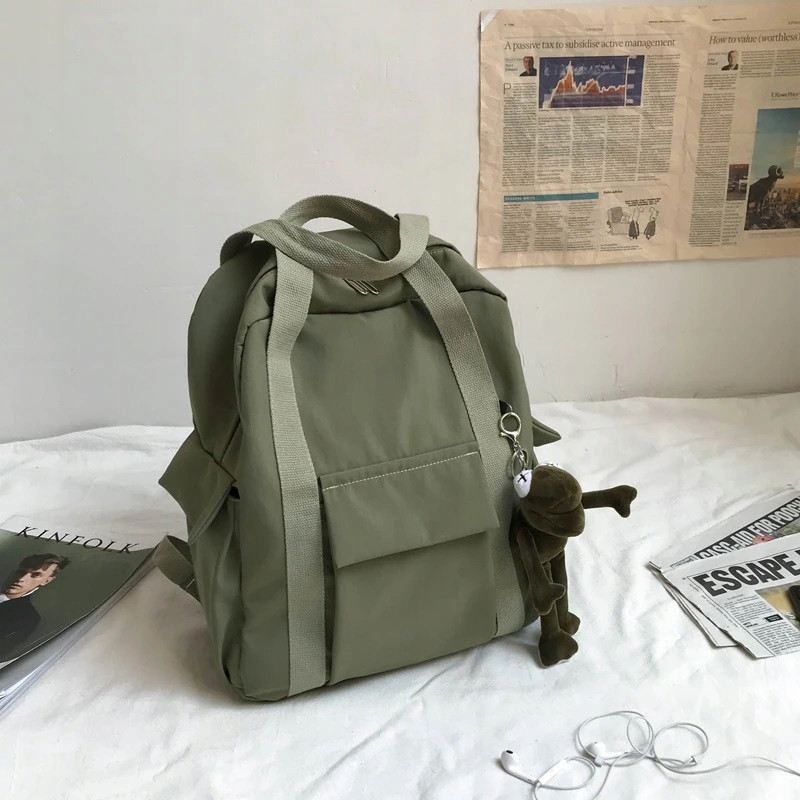Plecak Szkolny Młodzieżowy Miejski w Kolorze Khaki 🎒👌