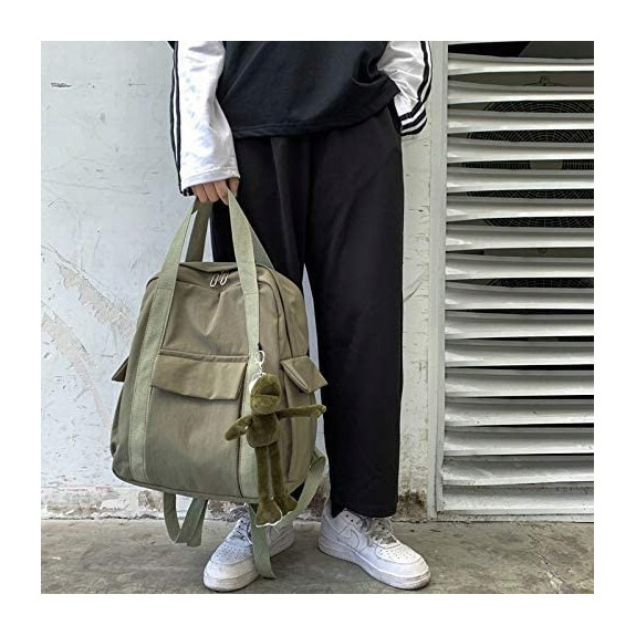 Plecak Szkolny Młodzieżowy Miejski w Kolorze Khaki 🎒👌