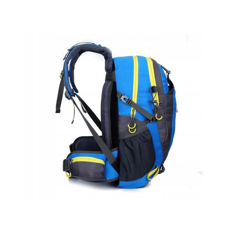 Niebieski Sportowy Plecak Turystyczny 40L Damski Męski