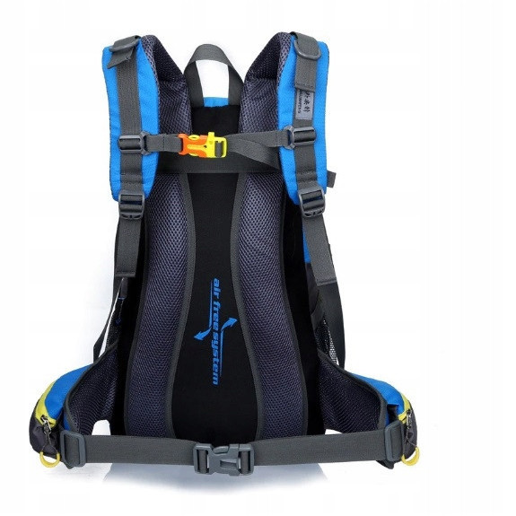 Niebieski Sportowy Plecak Turystyczny 40L Damski Męski