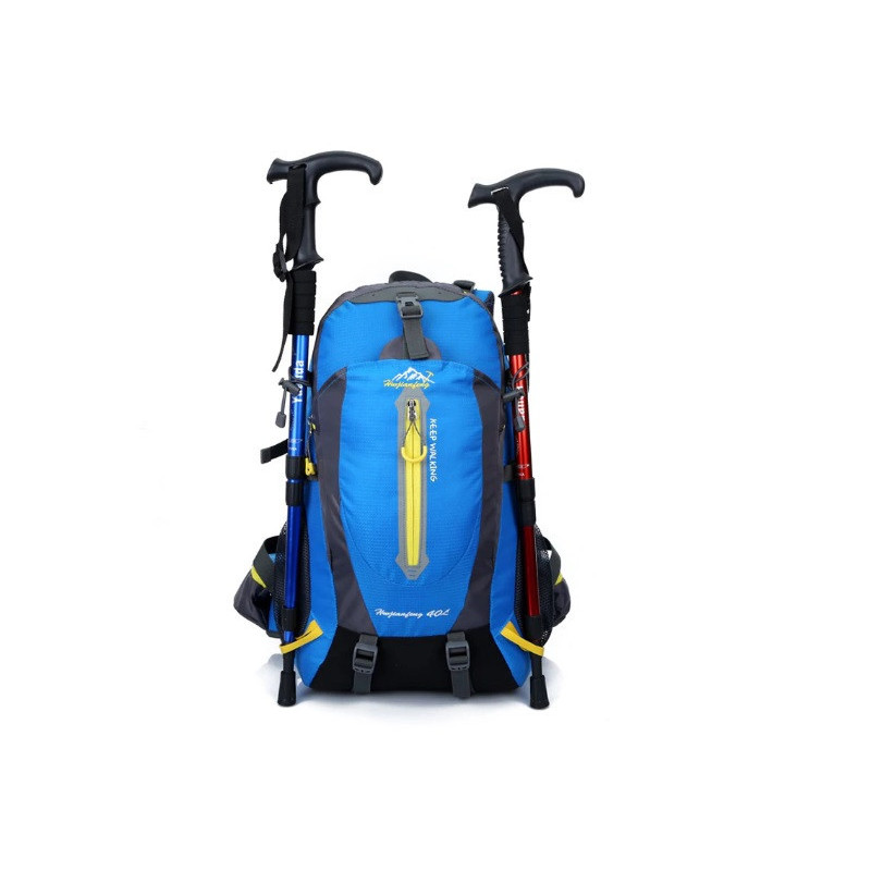 Niebieski Sportowy Plecak Turystyczny 40L Damski Męski