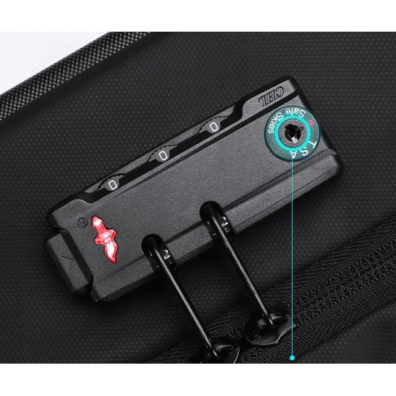 Plecak Antykradzieżowy na Laptop 15.6 Cali USB TSA (I179)