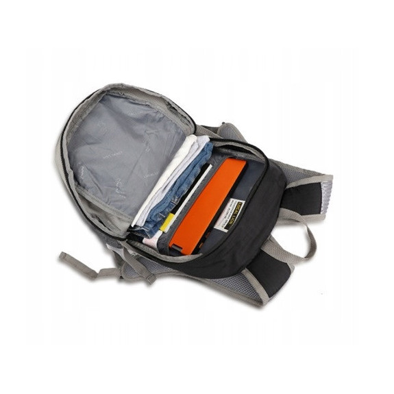 Szary Sportowy Plecak Turystyczny Wodoodporny 25L