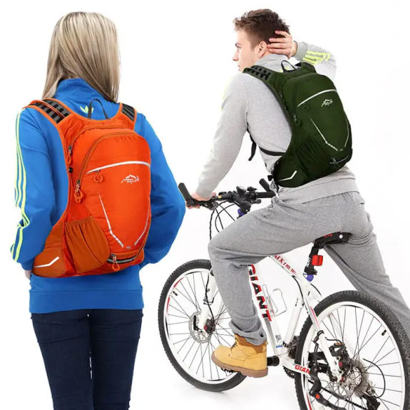 Plecak Rowerowy 16L z Kieszenią na Bukłak na Wodę