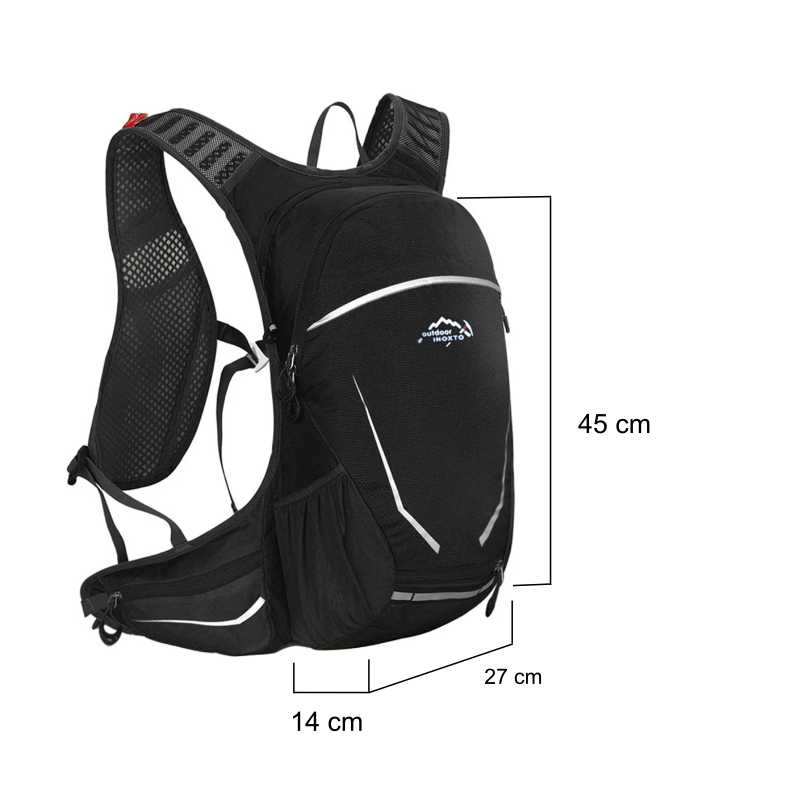 Plecak Rowerowy 16L z Kieszenią na Bukłak na Wodę