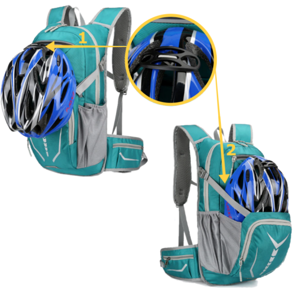 Sportowy plecak 12L damski męski czarny (PT004)