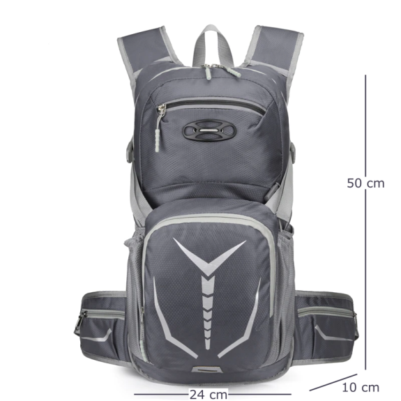 Sportowy plecak 12L damski męski szary (PT005) 2