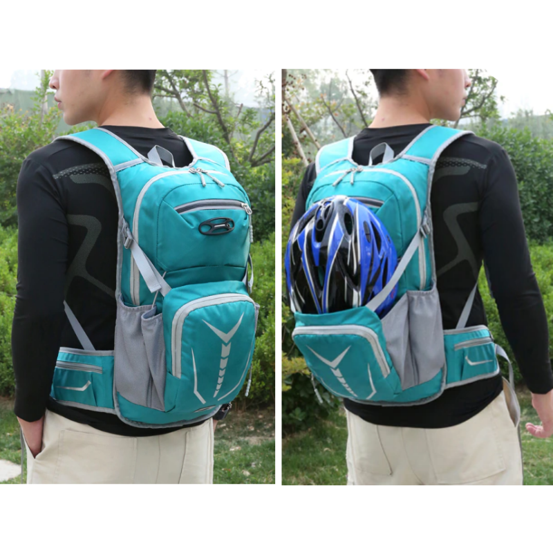 Sportowy plecak 12L damski męski szary (PT005)